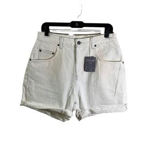 Carmar Ariel Ultra Baggy High Rise Distressed Shorts